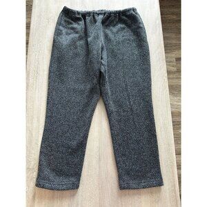 FWK Engineered Garments Herringbone Gray Crop Pull On Pants Size 3 or US 8
